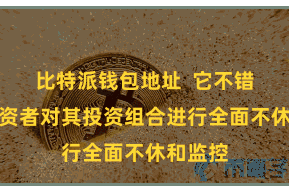 比特派钱包地址  它不错匡助投资者对其投资组合进行全面不休和监控